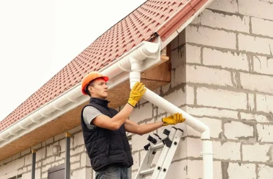 Pose et remplacement de gouttières à Saint-Gobain
